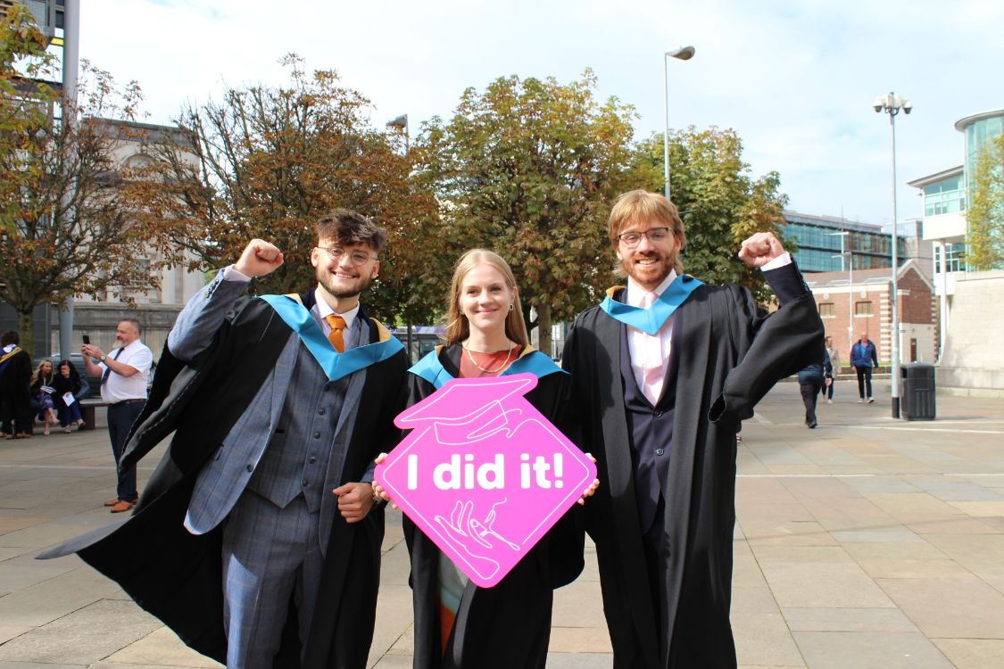 Jamie Carson, Rebecca Cinnamond and Alexander Bittle